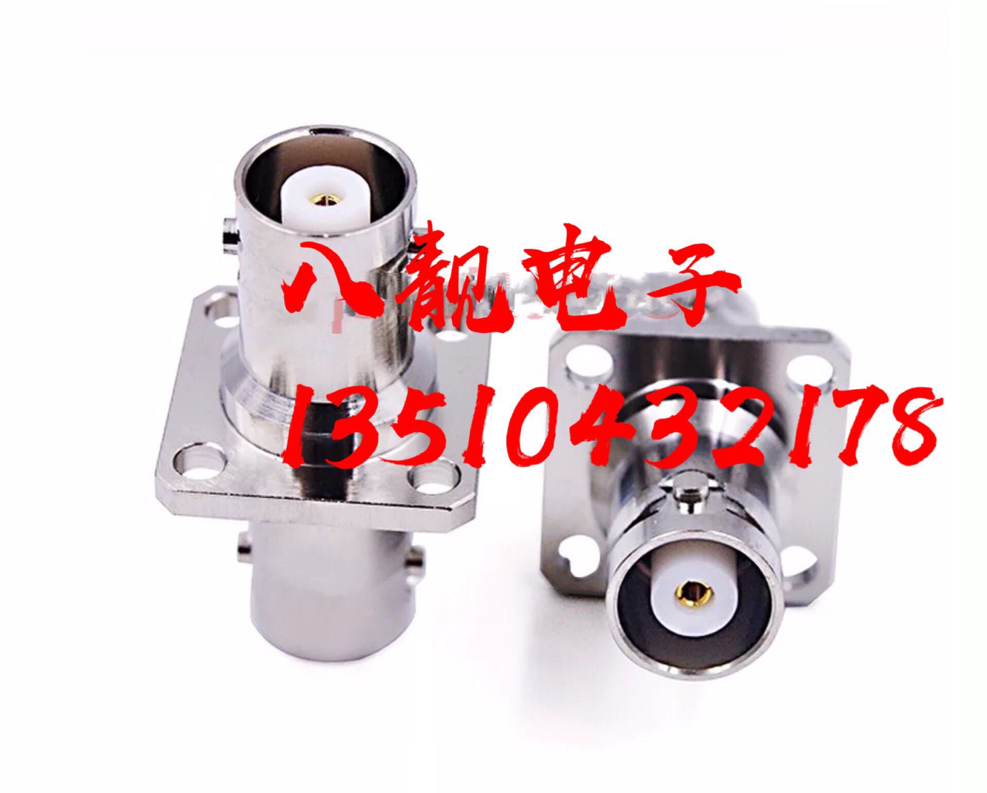 耐高压BNC连接器MHV3000V母对母带法兰穿墙固定3KV-KKF BNC转接头