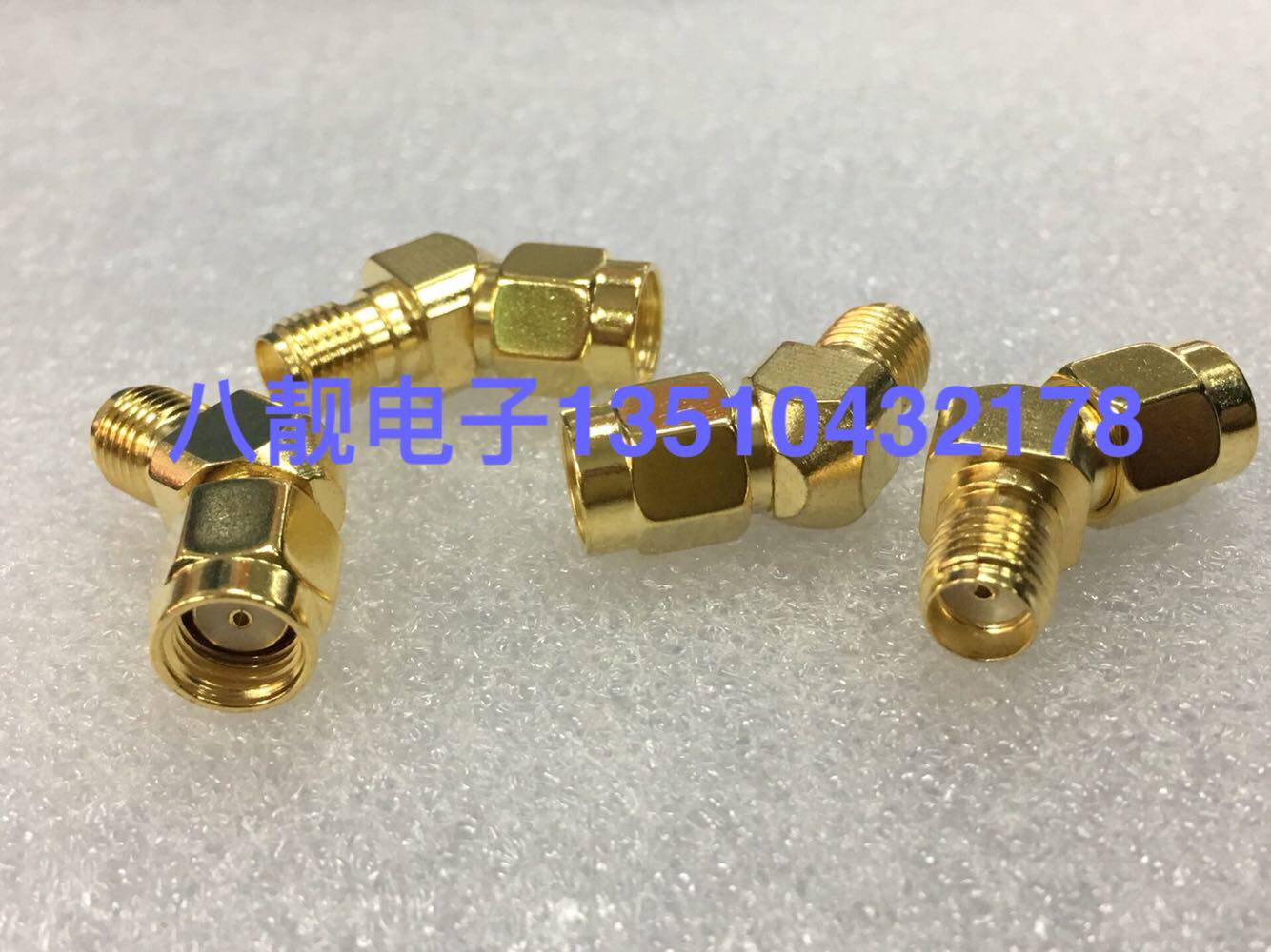 RP-SMA-JK135&deg;45度SMA斜角天线转接头1.2 2.4 5.8G WiFi图传FPV