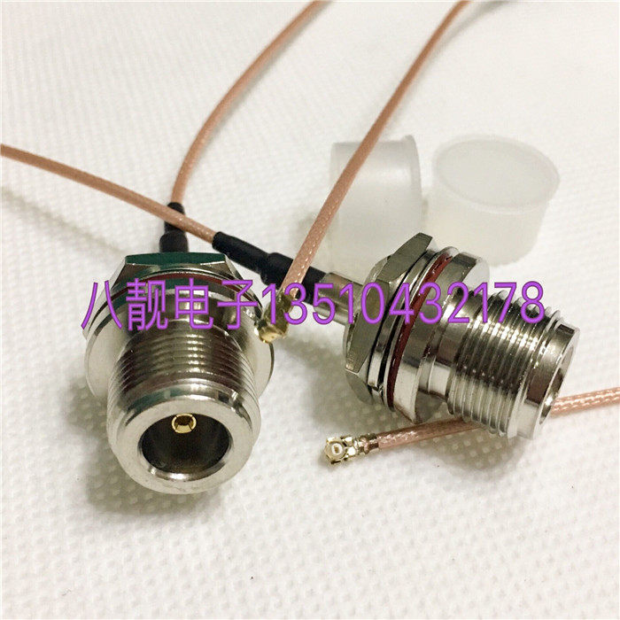 M16防水盒AP网桥连接线 IPX(IPEX,UFL)转N-KY母头螺母固定射频线