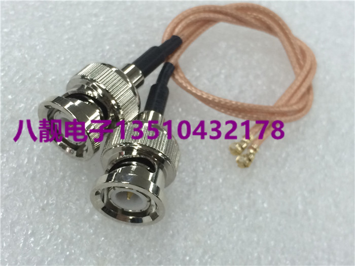 IPX(I-PEX、UFL、UF.L)转BNC-J公头内针 RG178线高频信号跳线