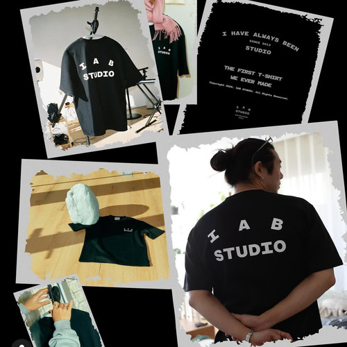 2013韩国IAB STUDIO  25New新款男女通用基础款短袖T恤潮牌上衣