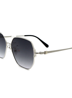 新款PORTS太阳镜时尚多边形大框渐变色高清百搭遮阳墨镜 PSF21604