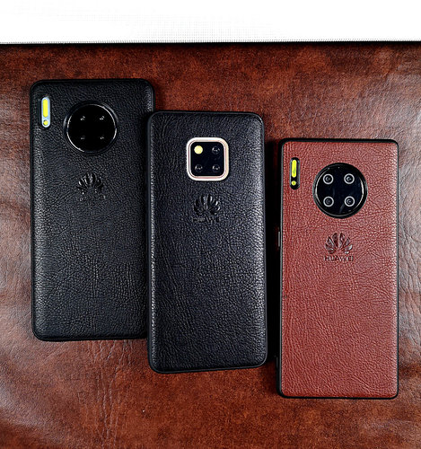 手机壳华为真皮mate20pro高档