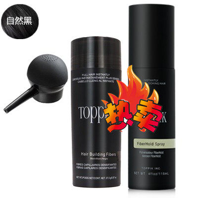 thumbnail for Toppik Hairline Thinning Concealer, Hair Thickening, Hairline Enhancement, Wig Filler, Hair Spray, Hair Fiber Powder