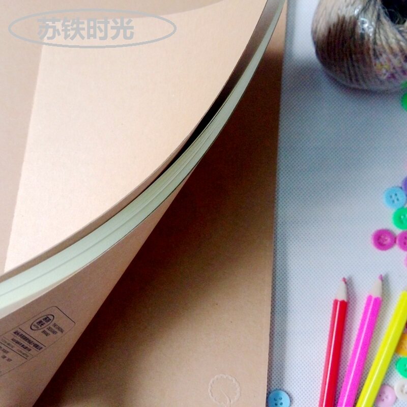 牛皮纸封面a5空白学生作业本