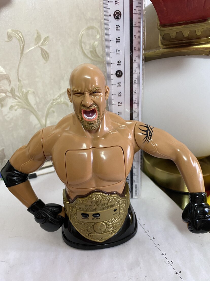 wwe goldberg战神摔跤手wcw高博高伯 高柏半身像带语音乐音效散货