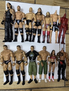 兰迪奥顿高柏送葬者3h WWeE罗曼雷恩斯冷石配件摔跤手人偶关节可