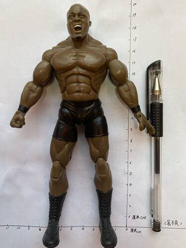 jakks全能王WWE摔跤角人偶鲍比勃莱斯利黑人肌肉男手办稀有收藏款
