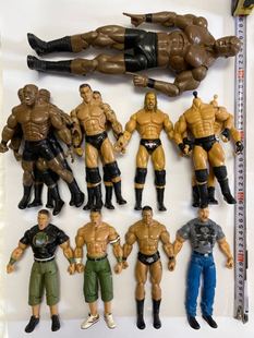 WE 3h驸马爷摔跤人偶高柏兰迪奥顿约翰塞纳巨石强森鲍比莱斯利