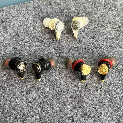 原装铁三角ATH-cks55x重低音女音动圈耳机升级mmcx带麦耳机线通话