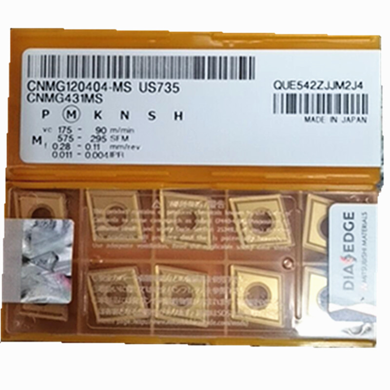 三菱数控车刀片CNMG120404-MA CNMG120408/12 VP15TF/UE6020/US73