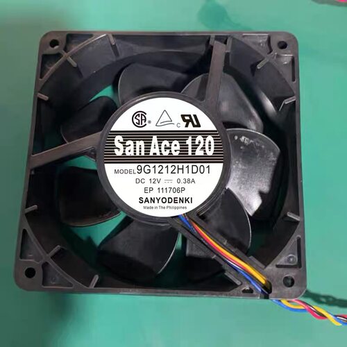 三洋Sanyo 9G1212H1D01 12V 0.38A 12038 12CM 12038 12V 0.38A