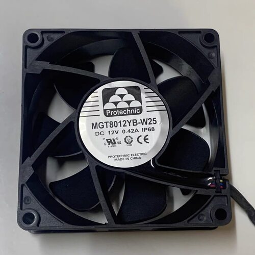MAGIC永立 MGT8012YB/ZB/XB-W25/O25 DC12V 8025散热风扇IP68防水