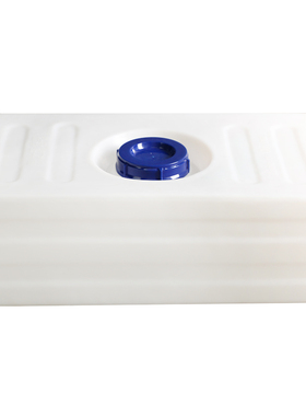 加厚白色100升车载食品级长方形桶一次成型不渗漏卧式矮pe牛筋箱