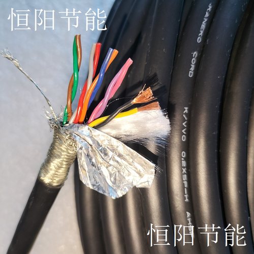 日本进口10芯0.2平方双绞屏蔽线双屏蔽信号线编码线高柔耐折拖链