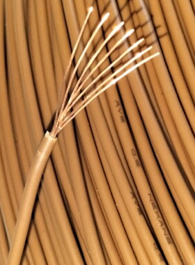 进口0.5平方单芯电线纯铜7根丝AVS汽车电线电源控制线电子线柔软