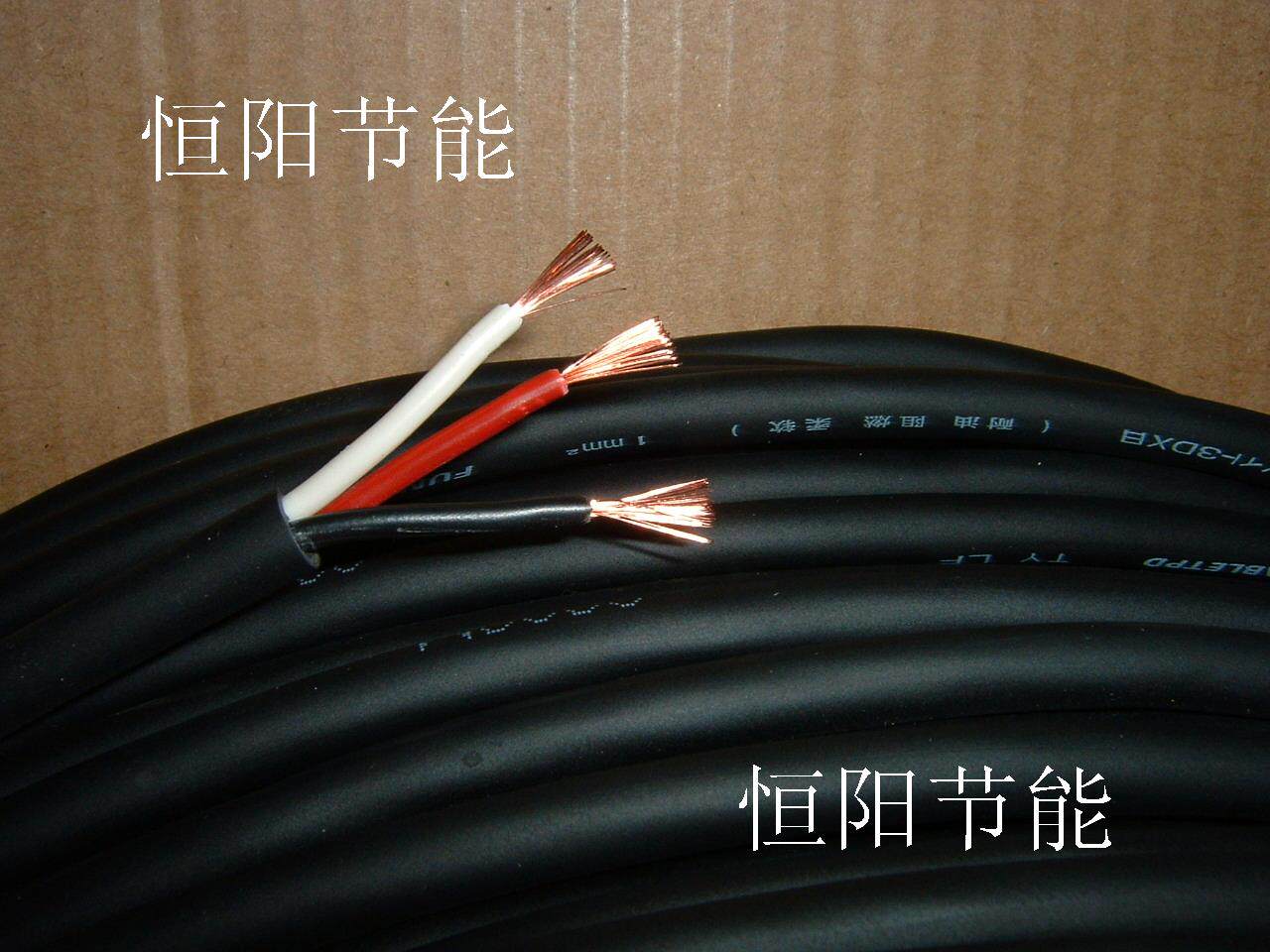 RVV超软3芯1平方电缆线国标机床控制线电机电源线黑色拖链纯铜丝