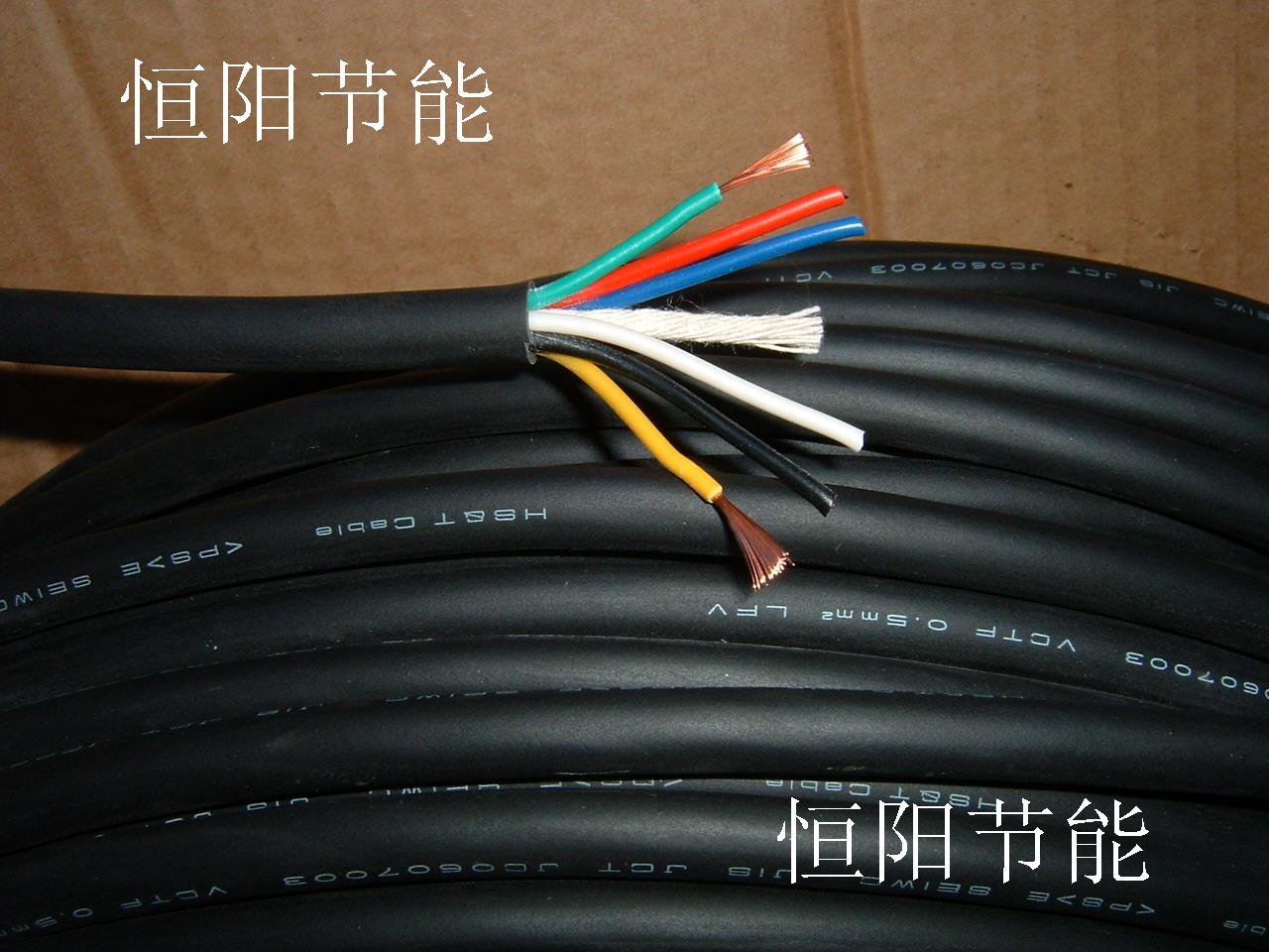 RVV超软6芯0.5平方电缆线控制线步进电机电源线连接线纯铜丝VCTF
