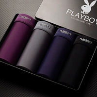 Playboy, трусы, штаны, трендовые дышащие ультратонкие шелковые шорты, оверсайз