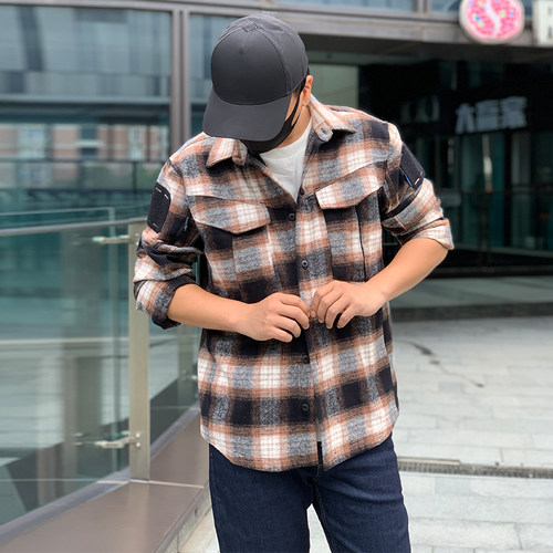 法兰绒衬衫爱默生战术衬衫