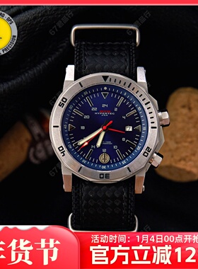 美国MTM户外多功能H-61手表男士精钢夜光战术休闲腕表100M防水