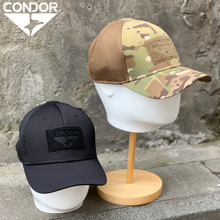 CONDOR鸭舌帽男秋季新款遮阳战术帽时尚透气网眼棒球帽户外训练帽