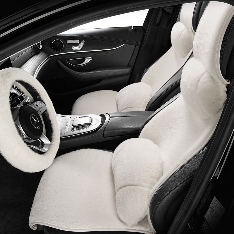 奇瑞艾瑞泽5PLUS瑞虎78plus鲲鹏e+风云2E5雪貂绒冬季半包坐垫座