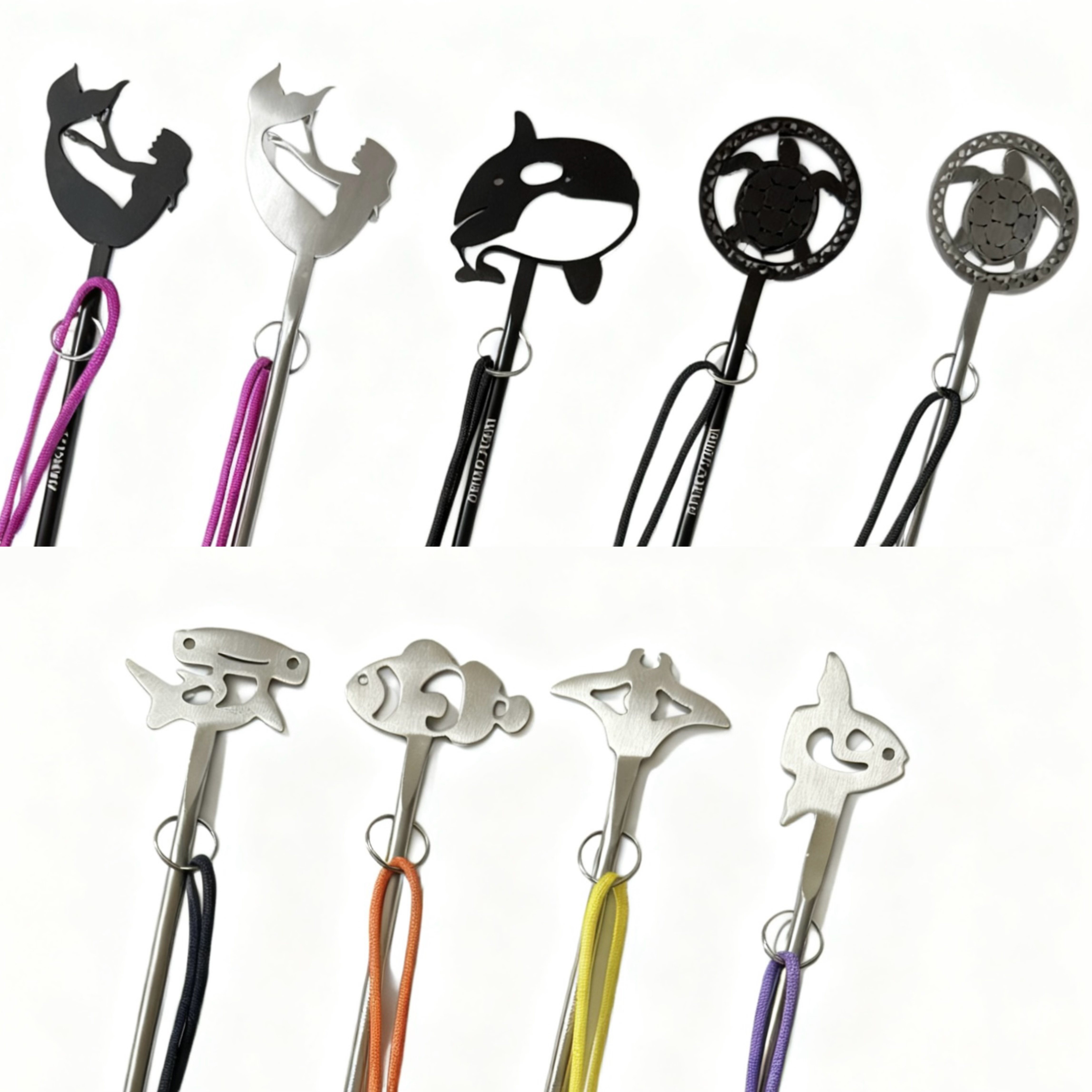 Kinno Scuba海洋动物主题 叮叮棒 不锈钢潜水探棒 现货 款式备注