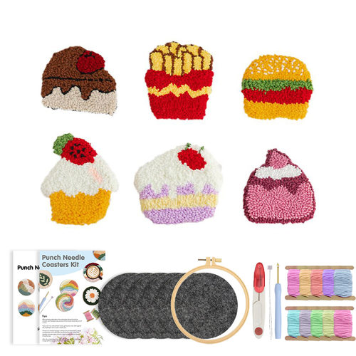 戳戳绣手工diy杯垫材料包隔热垫