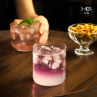 日式 超薄玻璃杯高级感鸡尾酒杯酒吧调酒杯子创意柯林杯高球海波杯