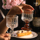 法式 中古风高脚玻璃杯复古红酒杯果汁杯香槟杯葡萄酒杯ins饮品杯