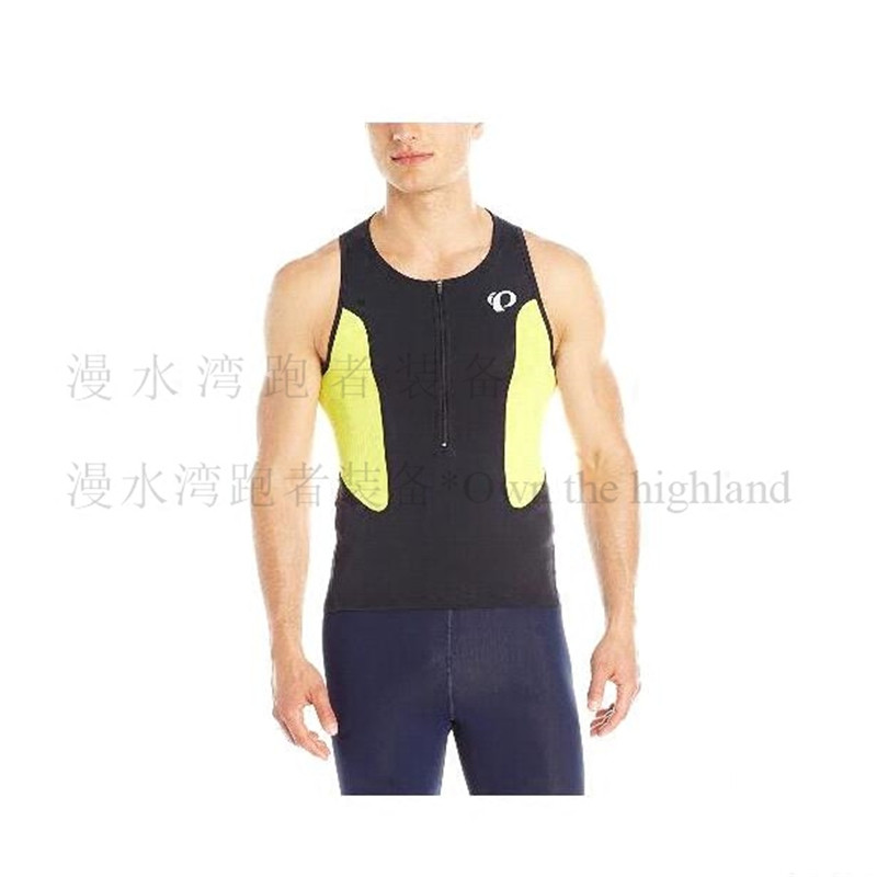 美国海淘Pearl izumi男款铁三紧身上衣骑行跑步健身马拉松越野跑