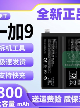 适用一加9电池原装oneplus9魔改大容量LE2110手机内置电板BLP829