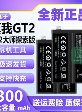 适用于真我GT2电池gt2大师探索版原装魔改大容量手机电板BLP887