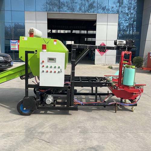 储存间QUB长圆捆打包时机秆成型捆包膜机方形牧场打饲秸料成型机