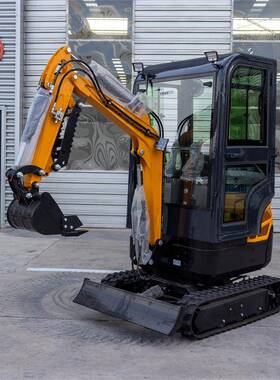 源头厂 用1.3吨挖机 HT13型小型工挖机 微型挖机价HT13格 掘农钩