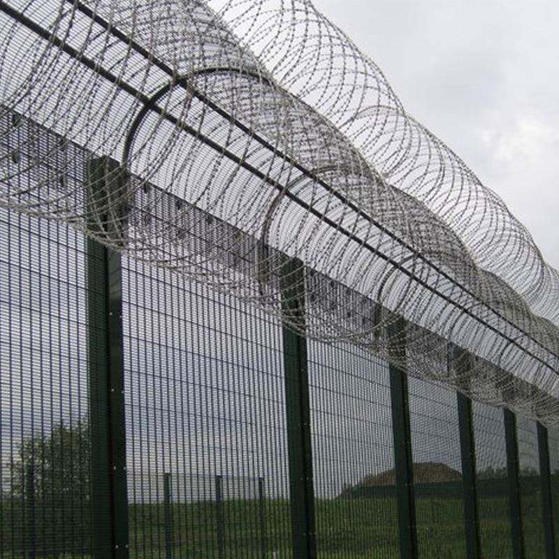 防监狱护栏网机BEF围栏网军事场边Y型柱护网防攀爬刀防刺监狱护栏