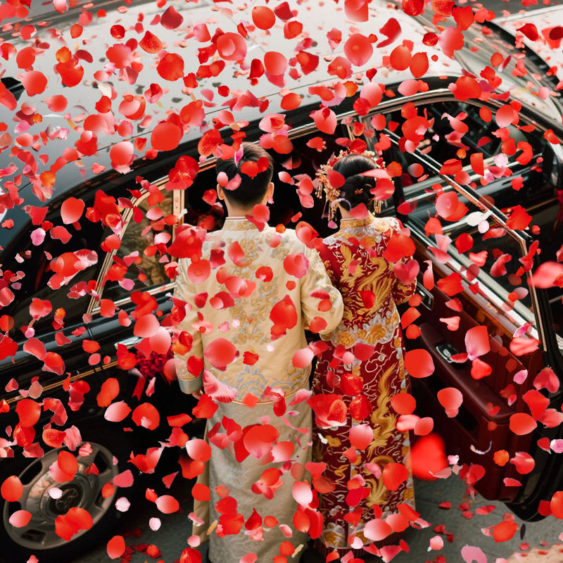 结婚礼炮礼花筒花瓣红色玫瑰礼筒炮手拧花筒婚礼喷花婚庆用品大全