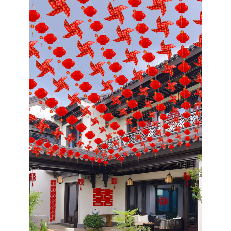 结婚灯笼挂饰庭院装饰套装