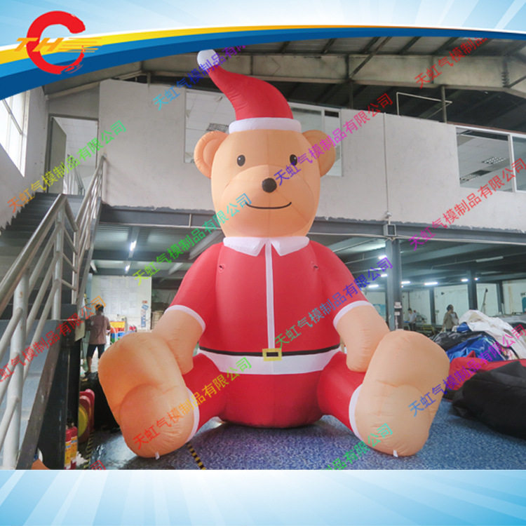 充气圣诞老人雪人拱门树门