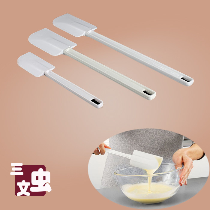 蛋糕刮刀搅拌塑料橡胶奶油抹刀硬长柄软铲刀 包邮