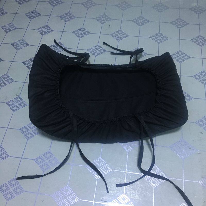 纯色绒布茶庄长方形坐垫套长条凳子垫换鞋椅垫拆洗海绵垫罩