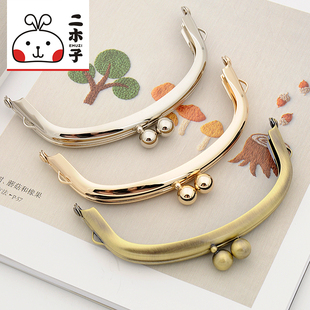 【送图纸】10.5cm葫芦珠拱形口金 手工diy布艺羊毛毡金口包配件