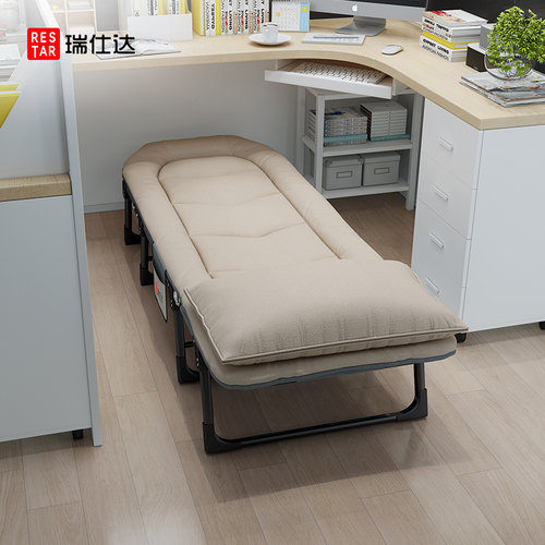 瑞仕达折叠床办公室午休单人躺椅家用简易医院陪护行军床午睡神器