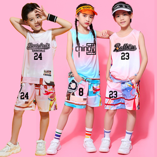 定制男童球衣女孩比赛训练运动队服背心班服 儿童幼儿园篮球服套装