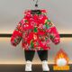 儿童冬季 东北大花棉袄加厚保暖宝宝棉服25新款 拜年服小孩棉衣外套