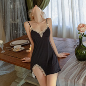 高级感带胸垫吊带睡裙纯欲风春秋 2026新款 凯朱莉性感睡衣女款 夏季