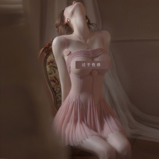 网纱冰丝超薄带钢托纯欲吊带睡裙 2025新款 凯朱莉性感睡衣女款 夏季