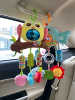 Детская игрушка на кроватку, мобиль на коляску, успокаивающая плюшевая кукла для новорожденных, 0-1 лет