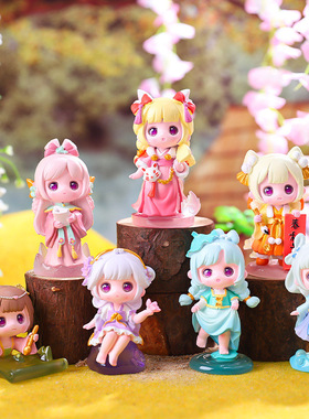 古风国潮时遇春风盲盒可爱女孩玩具手办汉服娃娃摆件女生生日礼物